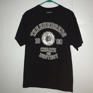 The Hundreds Black graphic t Shirt